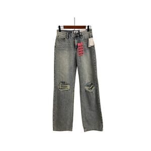 NWT YMI High Rise Relaxed Wide Leg Baggy Loose Fit Denim Size 25 / 1